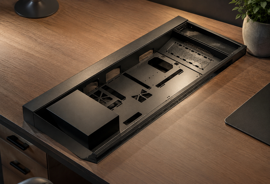 PS5 integrated desk pc case